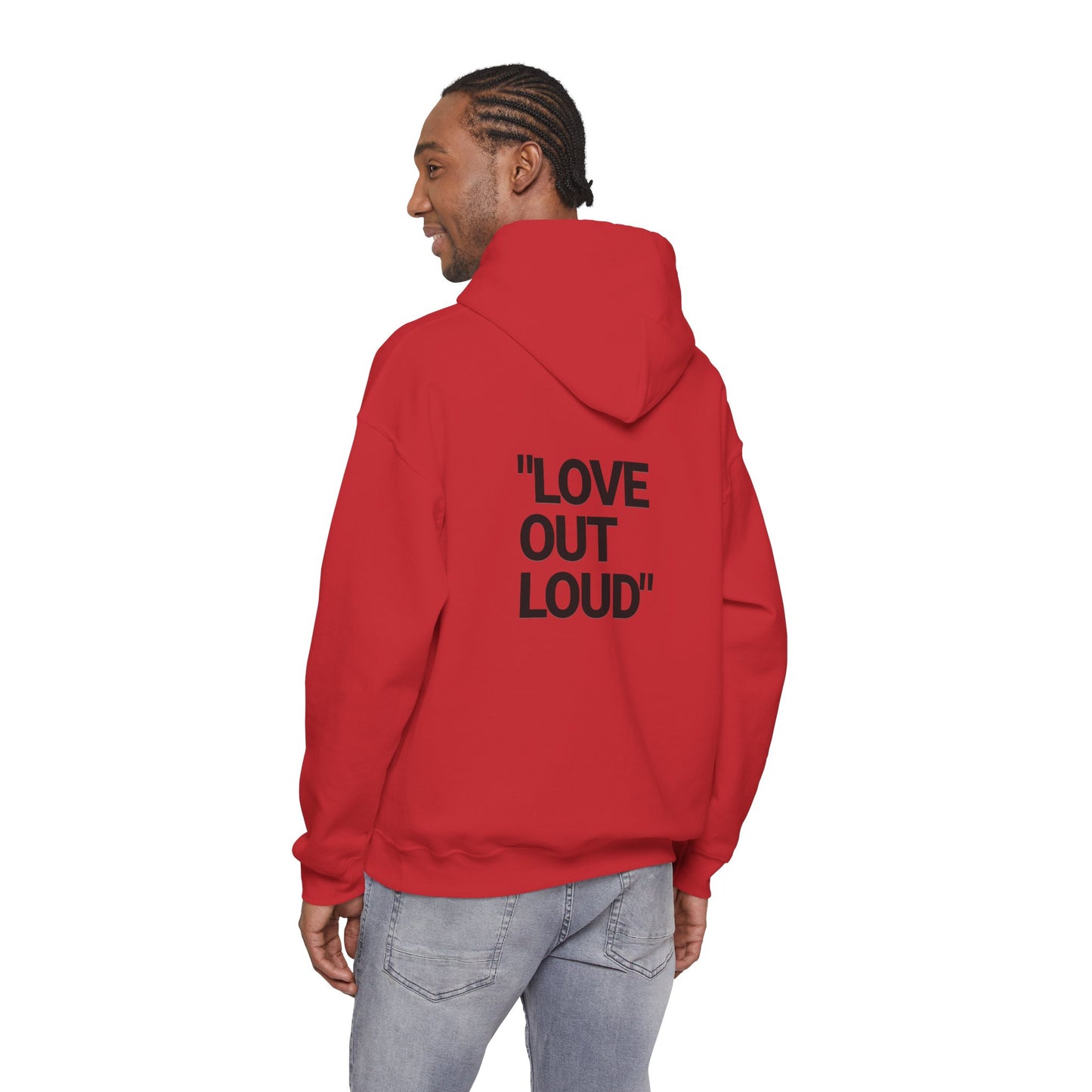 “LOVE OUT LOUD” Hoodie — Heavyweight Comfort & Bold Statement