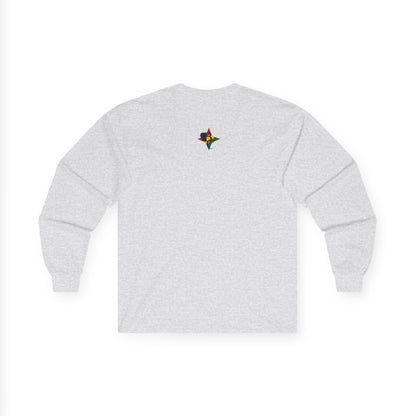 Africa Within Long Sleeve Tee — Map of Africa with Woman Silhouette