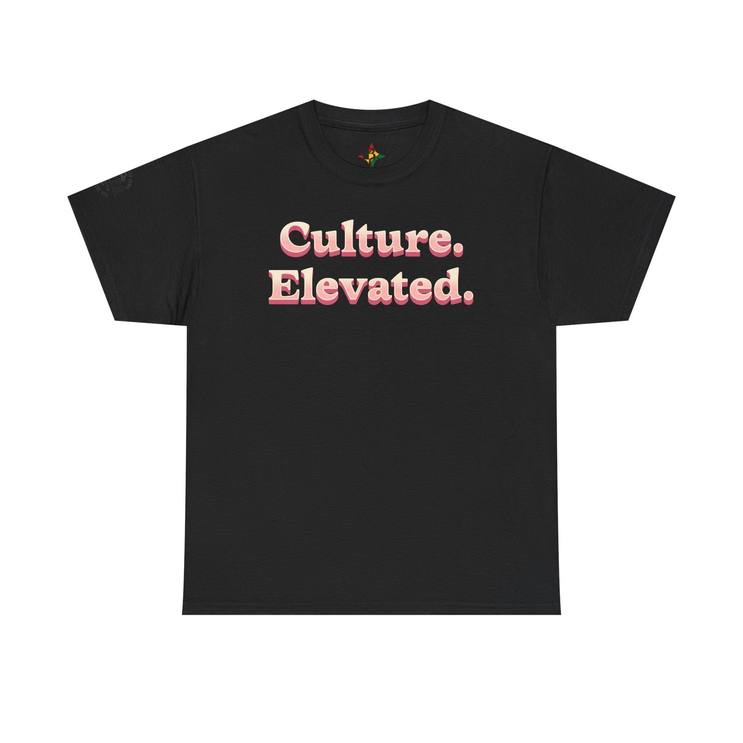 Culture Elevated Retro Pink 3D Text Tee | 90s Vibe Shirt