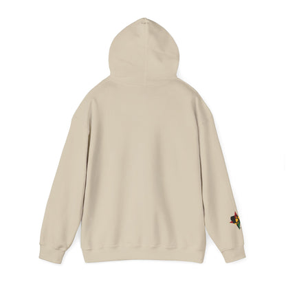 Africa Outline Face Hoodie — Africa Silhouette Pullover