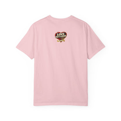 Love Out Loud T-Shirt — Bold Retro Heart Graphic Tee