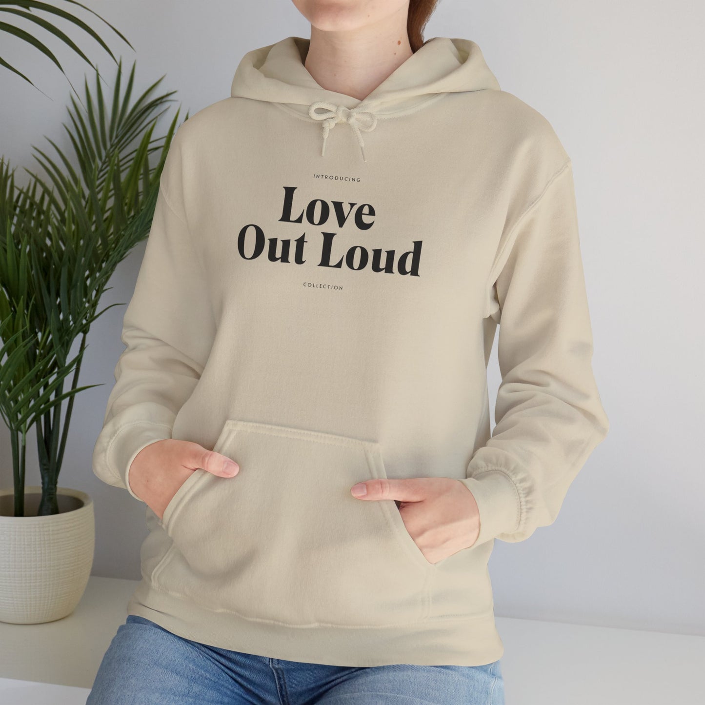 Speak Love Hoodie — Minimal 'Speak Love' Reminder Sweatshirt