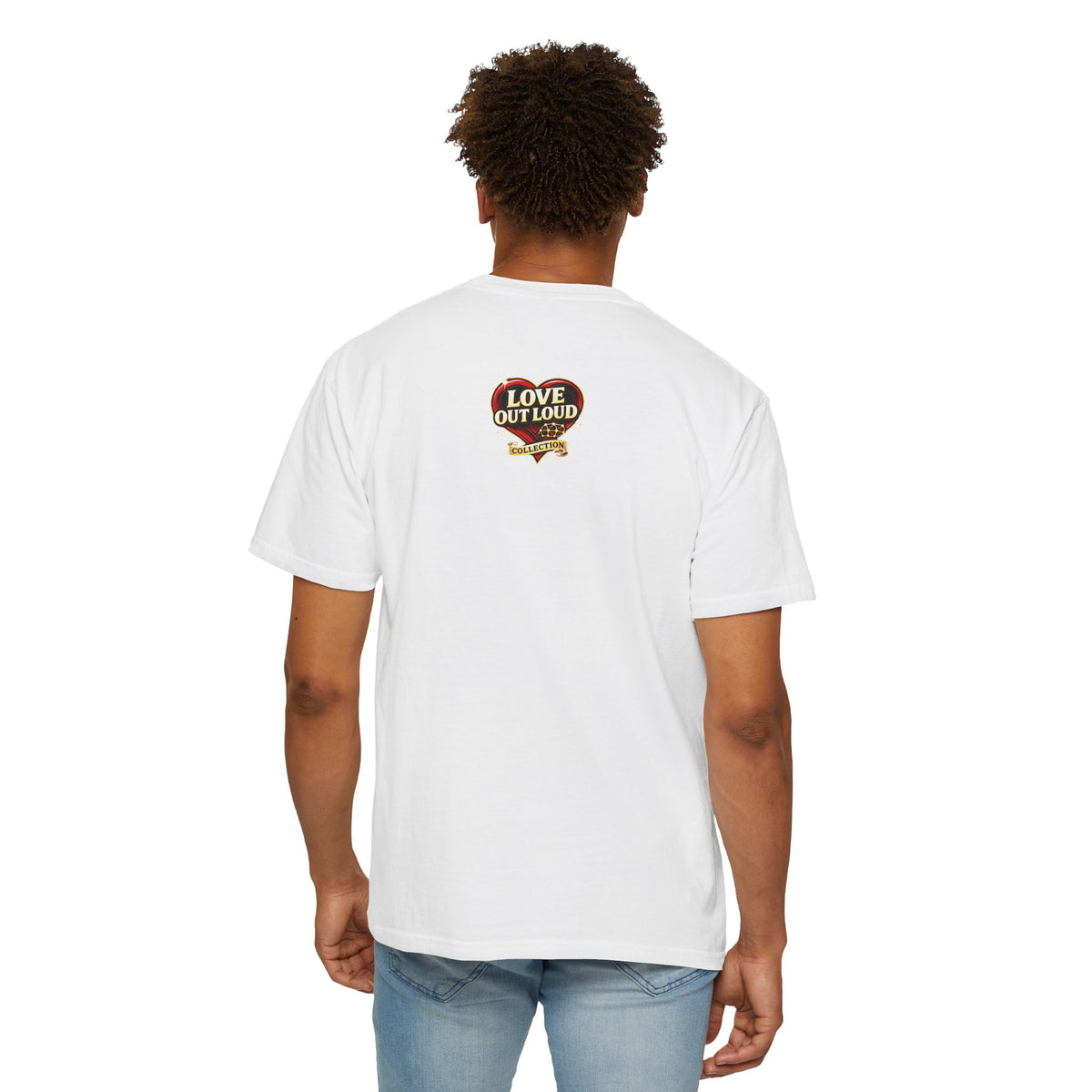 Love Out Loud T-Shirt — Bold Retro Heart Graphic Tee