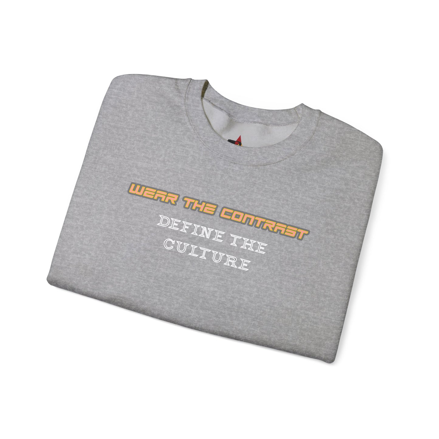 The Mission: This sweat shirt is a declaration. "Wear The Contrast. Define The Culture."