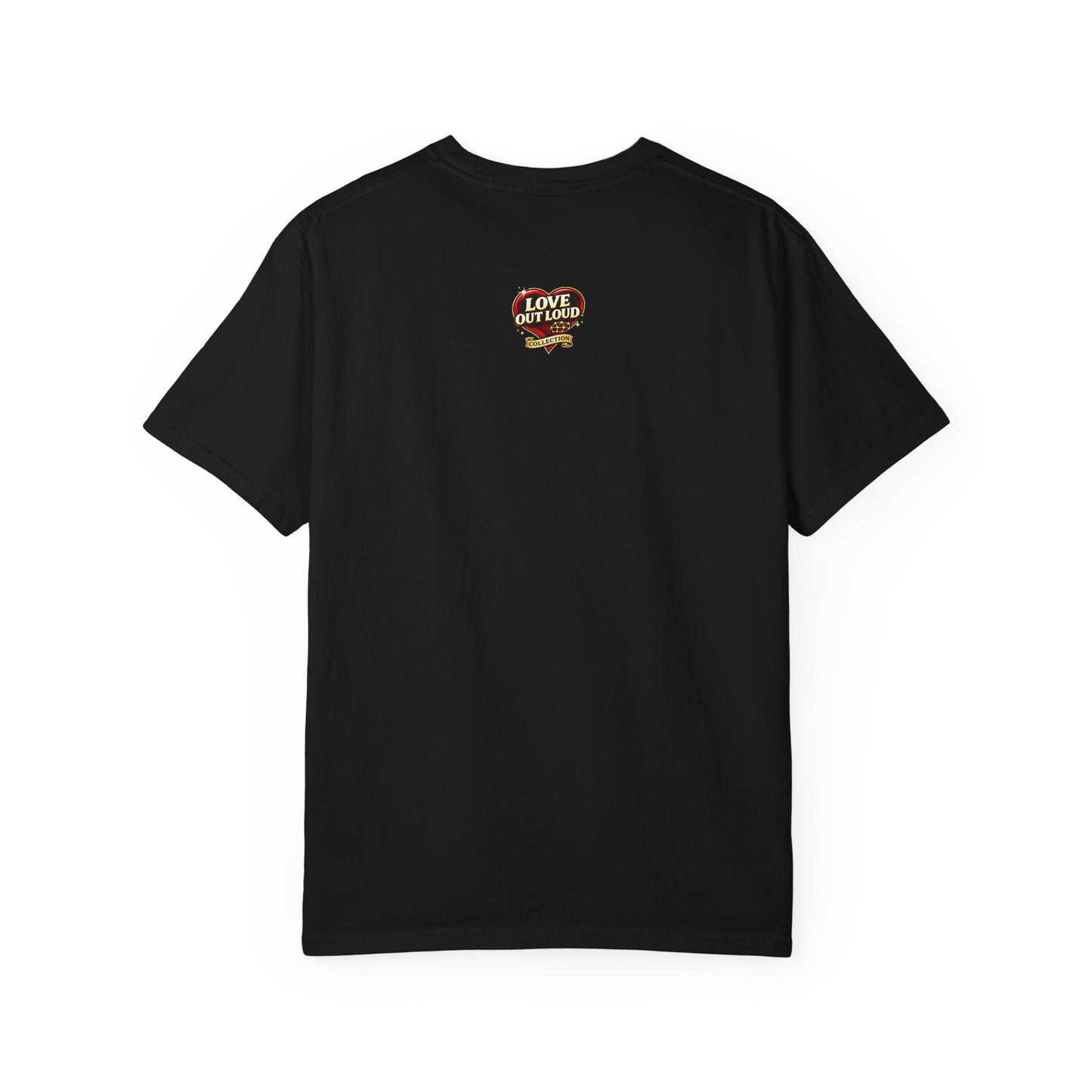 Love Me Out Loud T-Shirt — Heart Graphic Valentine Tee