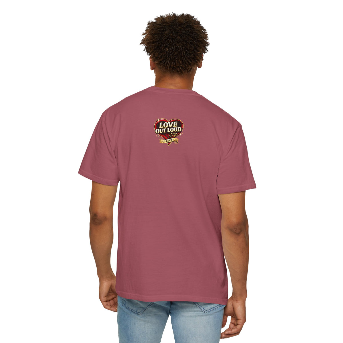 Love Out Loud T-Shirt — Bold Retro Heart Graphic Tee