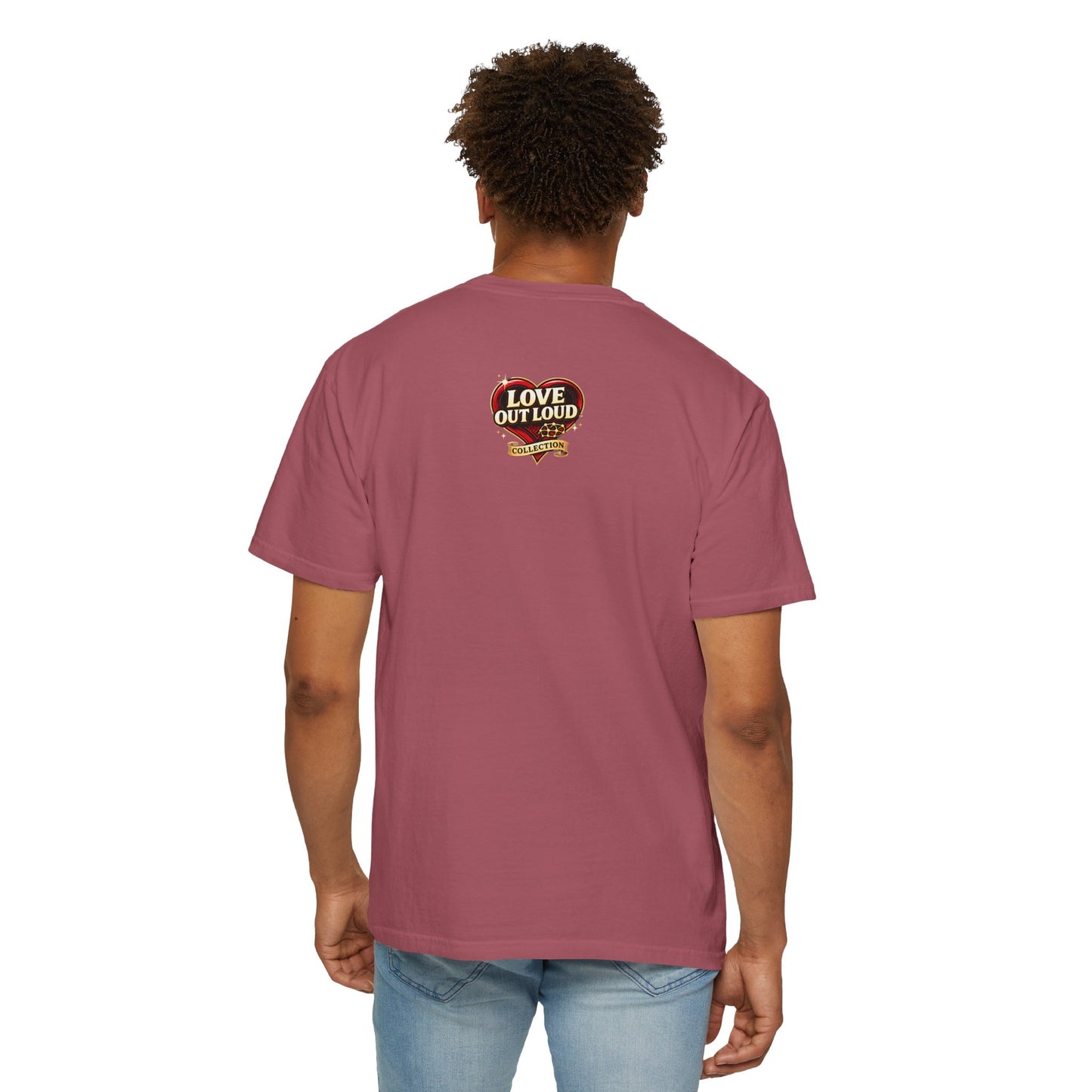 Love Out Loud T-Shirt — Bold Retro Heart Graphic Tee