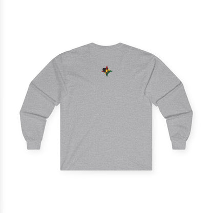 Africa Within Long Sleeve Tee — Map of Africa with Woman Silhouette