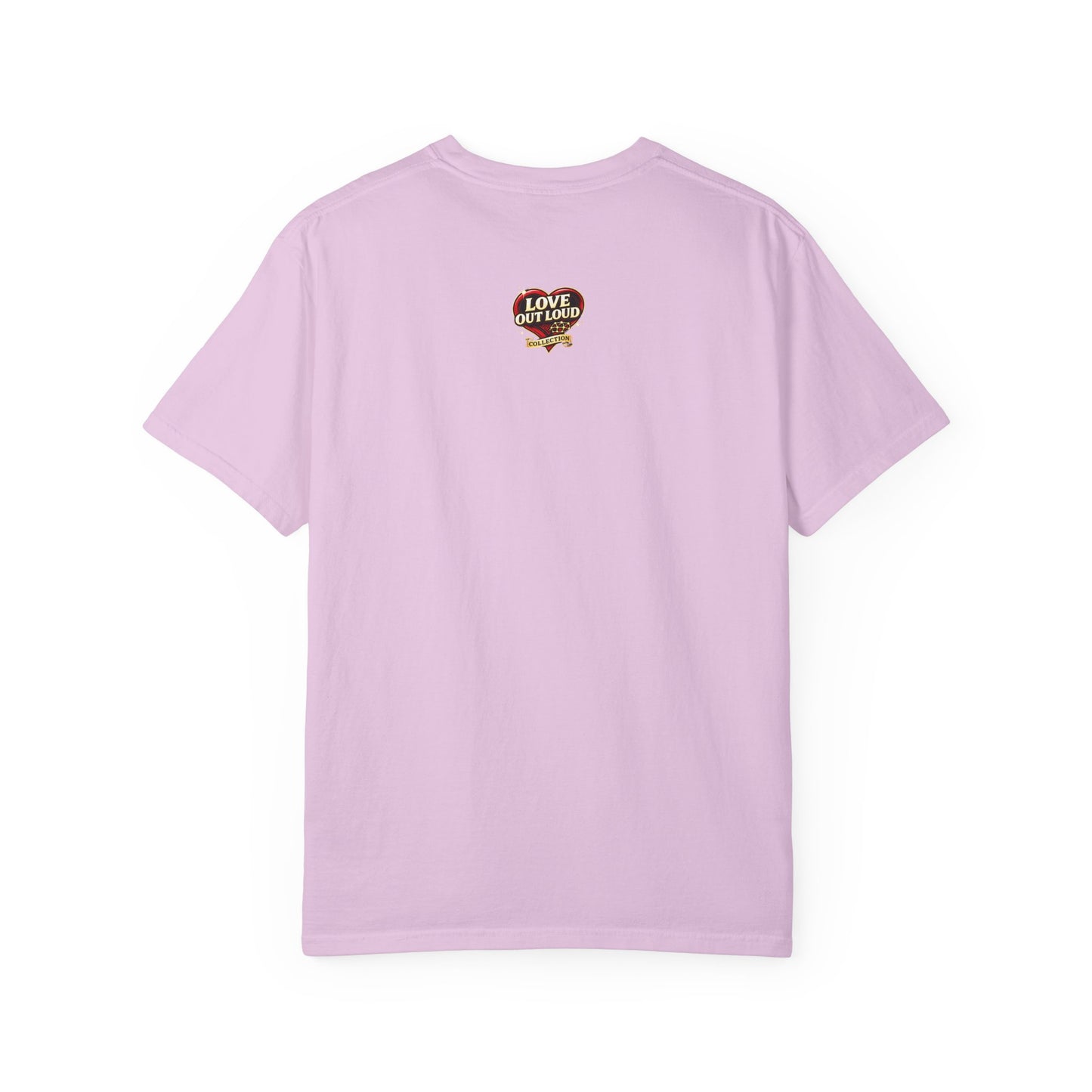 Love Me Out Loud T-Shirt — Heart Graphic Valentine Tee