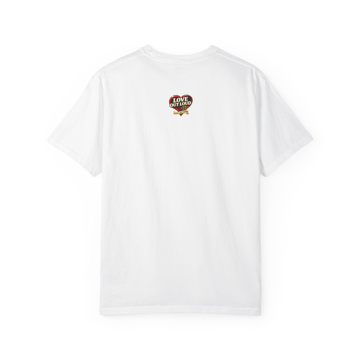 Love Me Out Loud T-Shirt — Heart Graphic Valentine Tee
