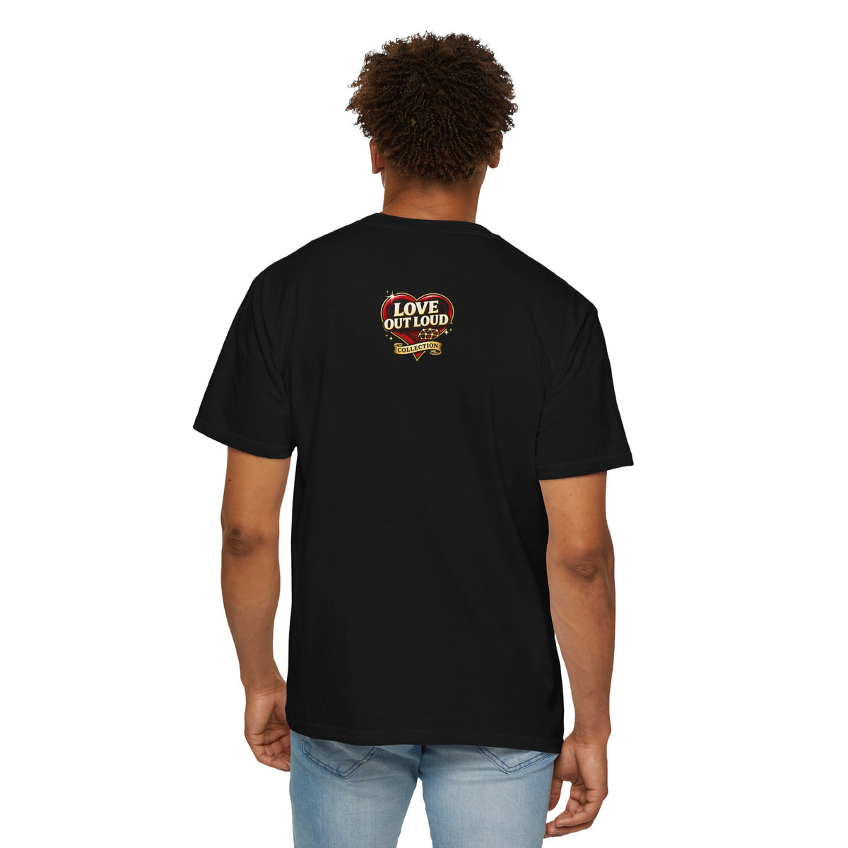Love Out Loud T-Shirt — Bold Retro Heart Graphic Tee