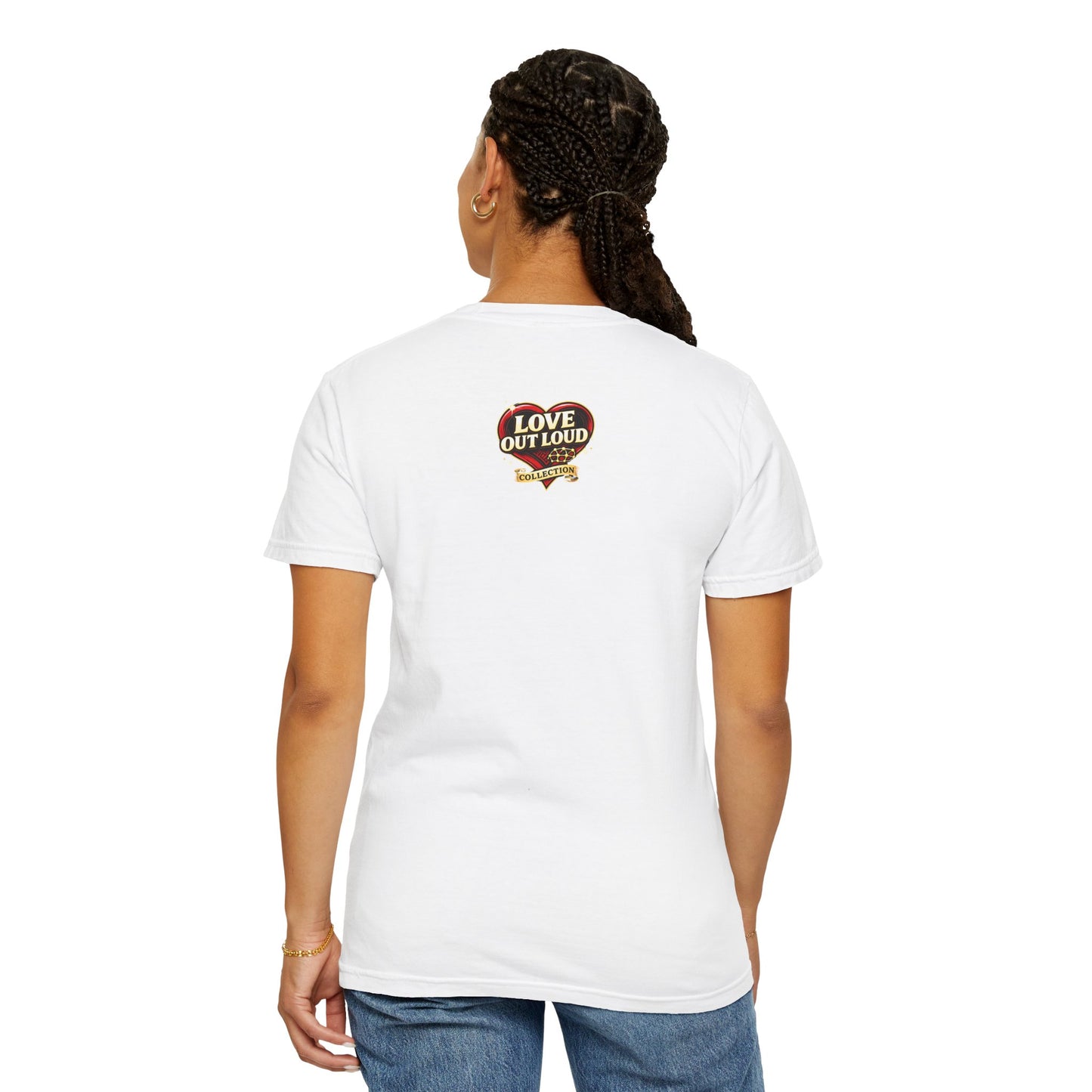 Love Out Loud T-Shirt — Bold Retro Heart Graphic Tee