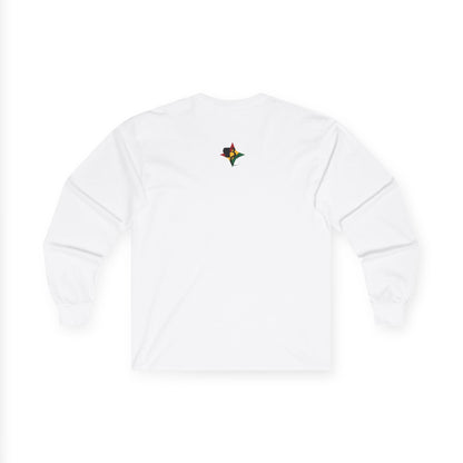 Africa Within Long Sleeve Tee — Map of Africa with Woman Silhouette