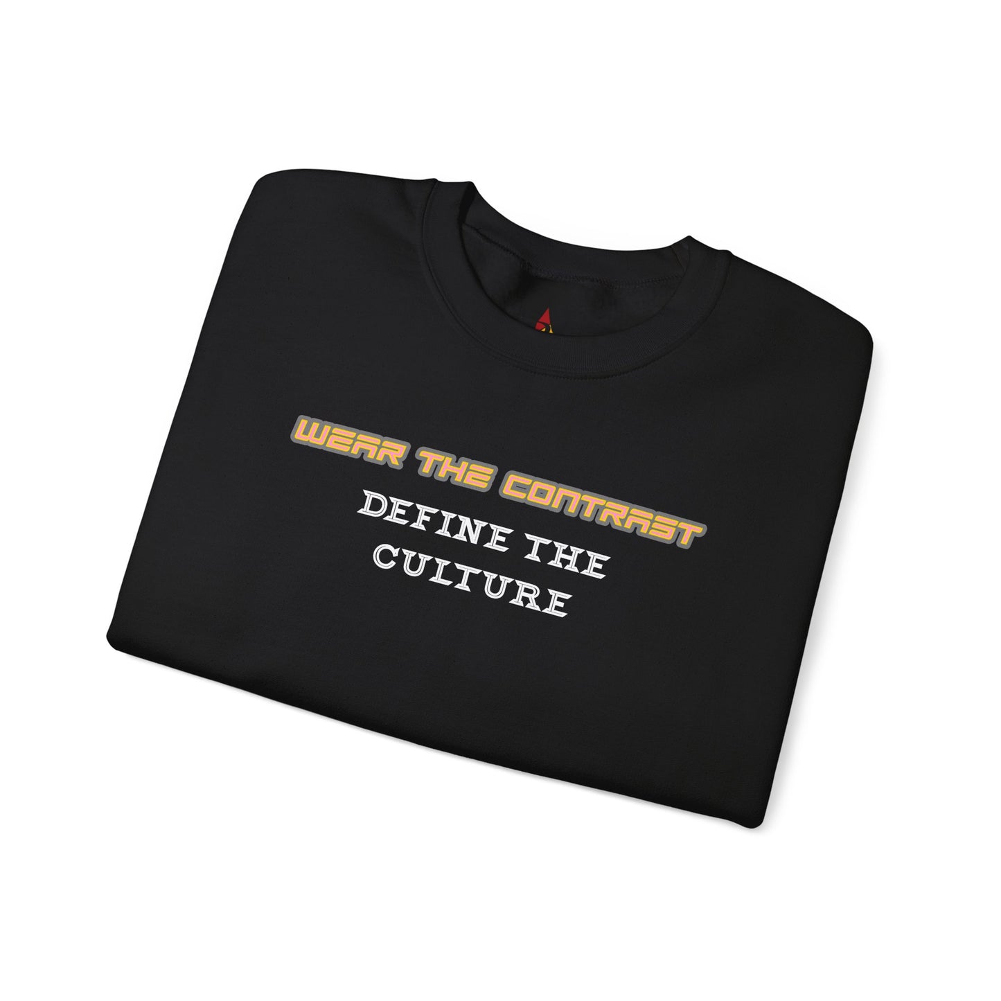 The Mission: This sweat shirt is a declaration. "Wear The Contrast. Define The Culture."