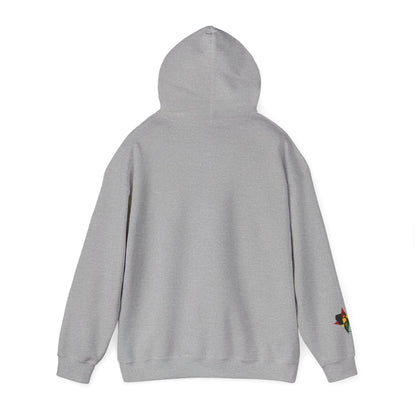 Africa Outline Face Hoodie — Africa Silhouette Pullover