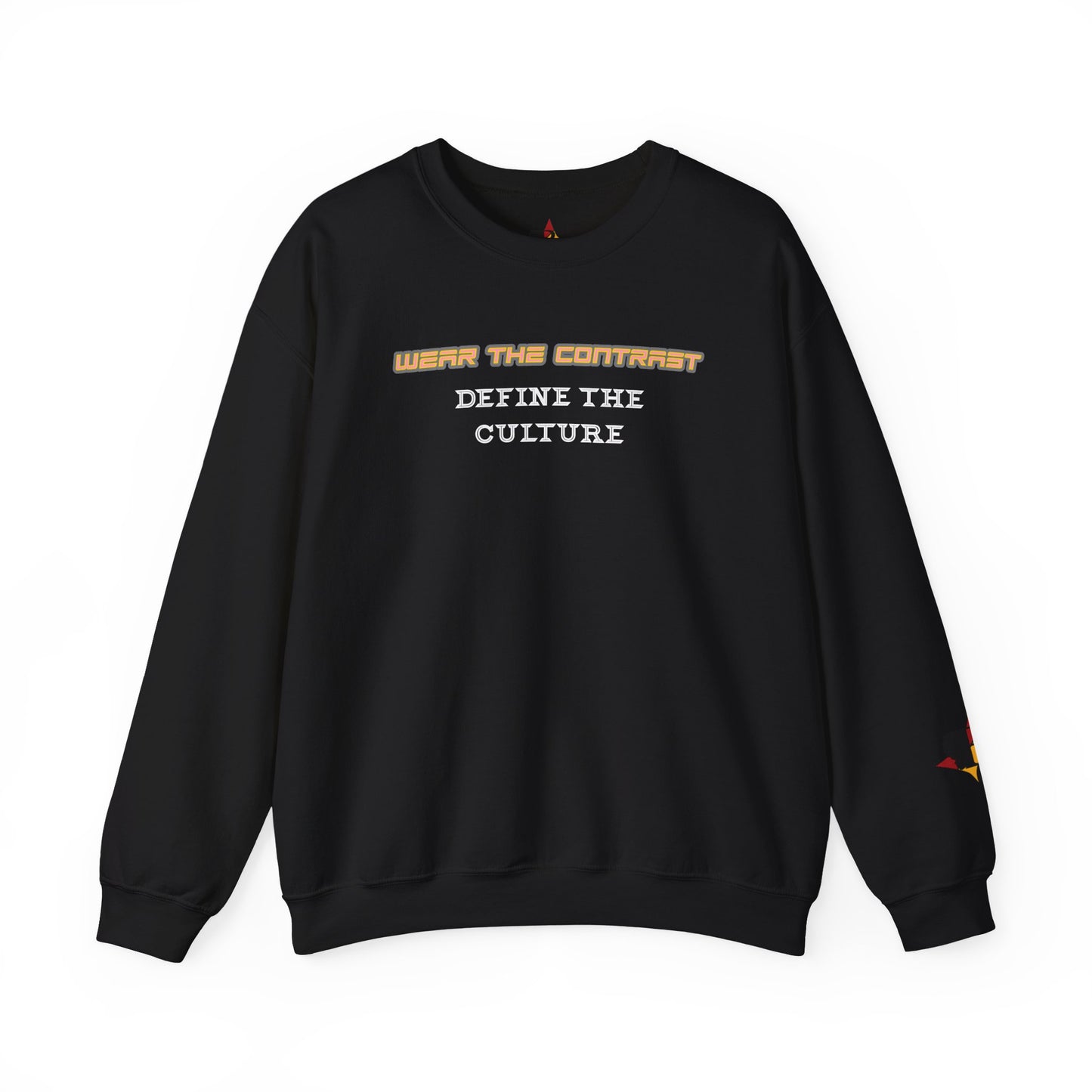 The Mission: This sweat shirt is a declaration. "Wear The Contrast. Define The Culture."