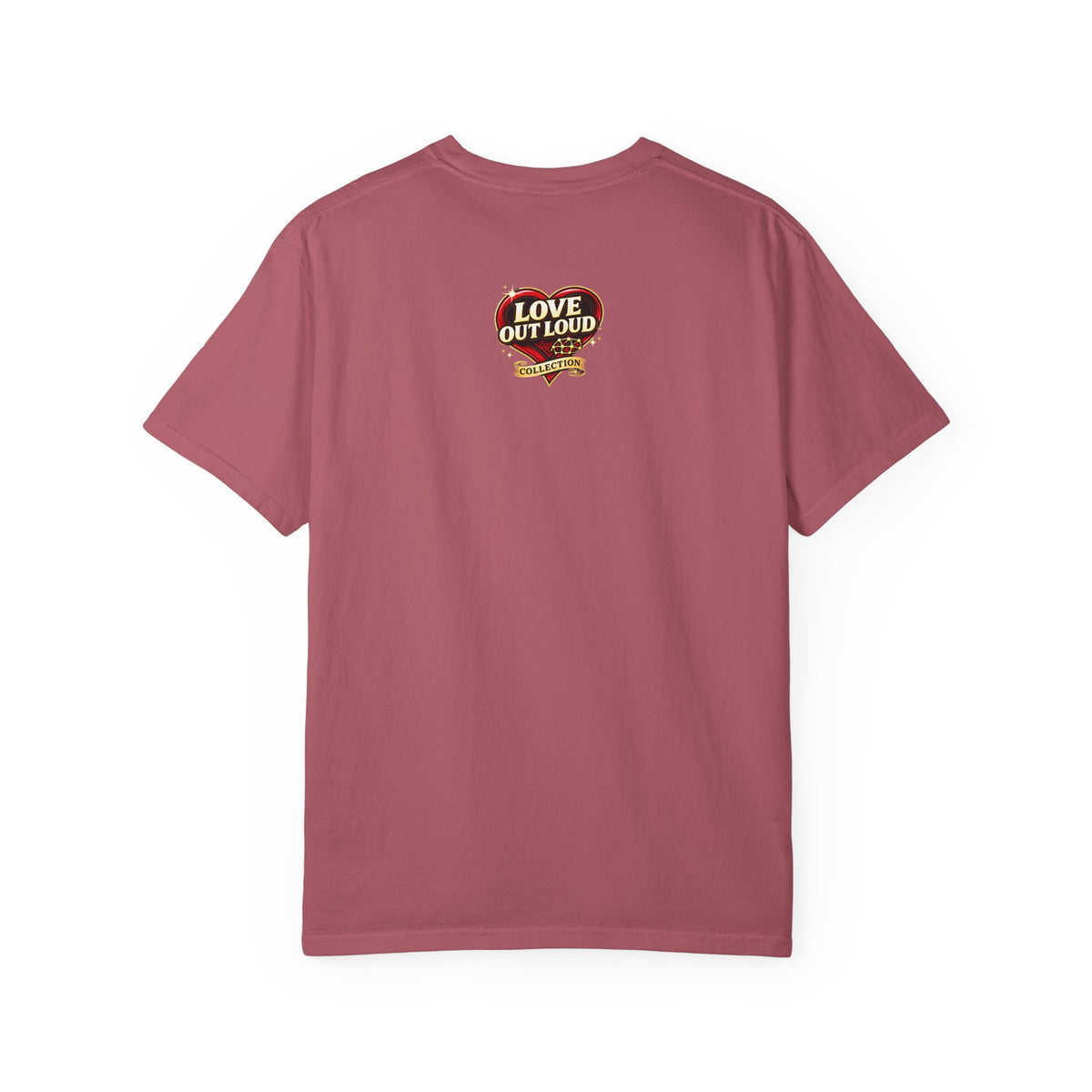 Love Out Loud T-Shirt — Bold Retro Heart Graphic Tee