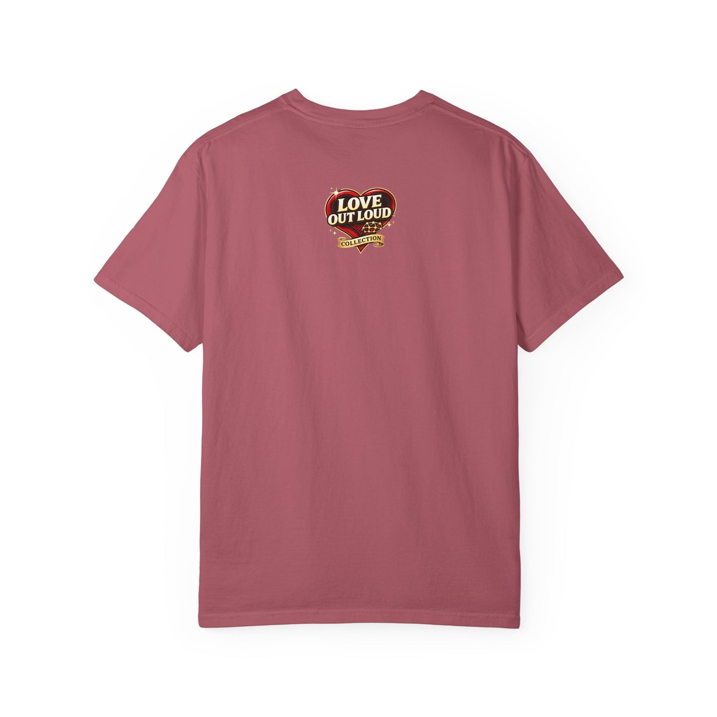 Love Out Loud T-Shirt — Bold Retro Heart Graphic Tee