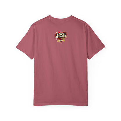 Love Out Loud T-Shirt — Bold Retro Heart Graphic Tee