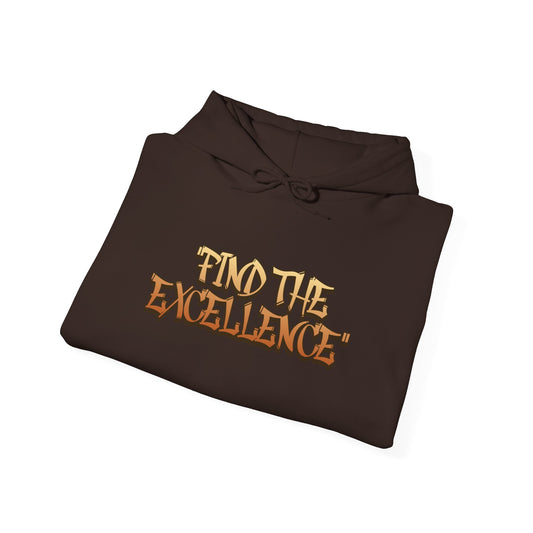 Find Excellence Hoodie — Motivational Inspirational Pullover for Goal-Getters