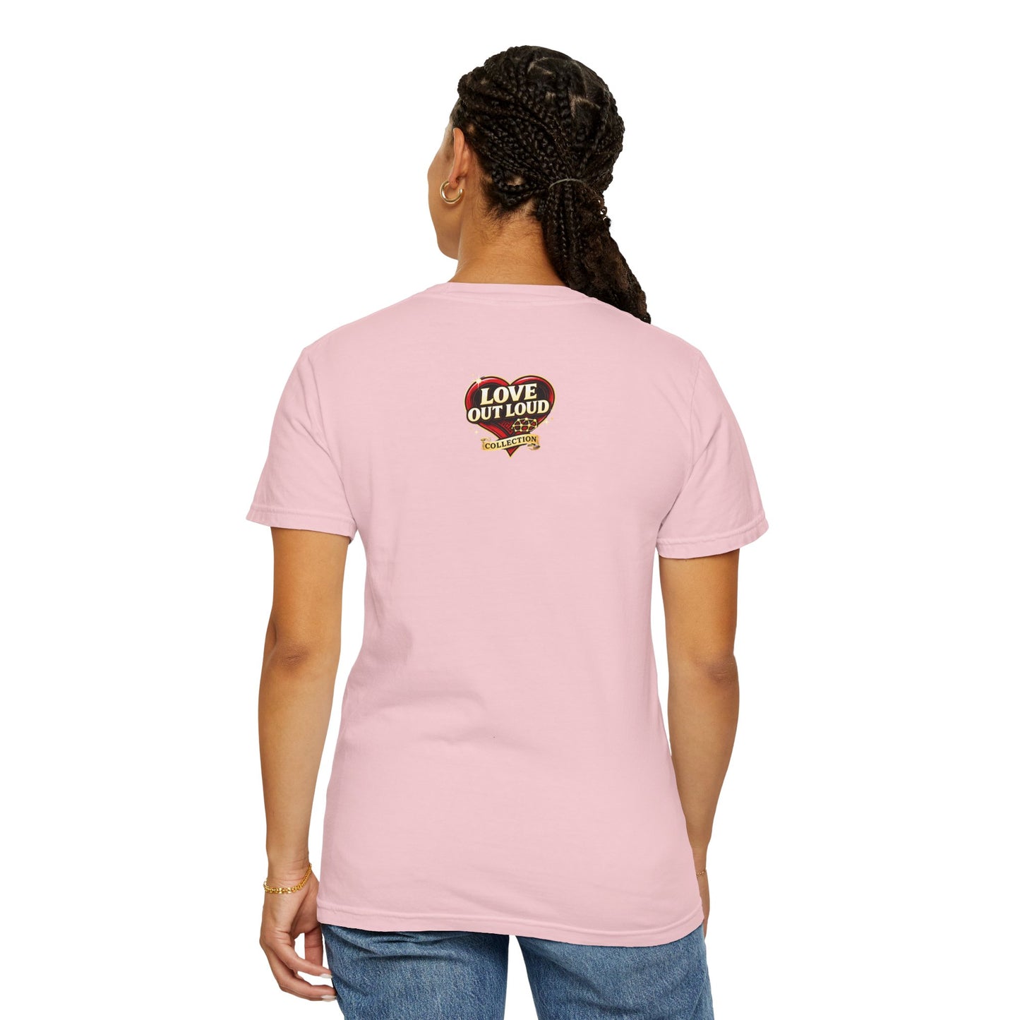 Love Out Loud T-Shirt — Bold Retro Heart Graphic Tee