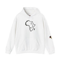 Africa Map Hoodie — Silhouette Woman Motherland Sweatshirt