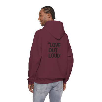 “LOVE OUT LOUD” Hoodie — Heavyweight Comfort & Bold Statement