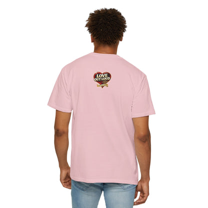 Love Out Loud T-Shirt — Bold Retro Heart Graphic Tee