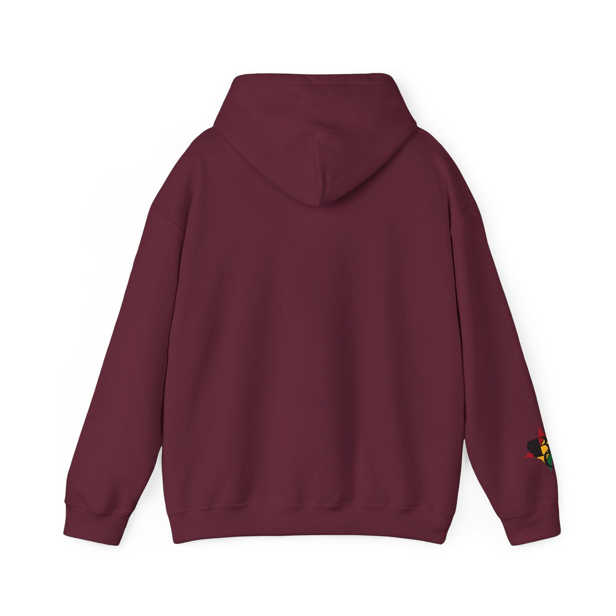 Africa Outline Face Hoodie — Africa Silhouette Pullover