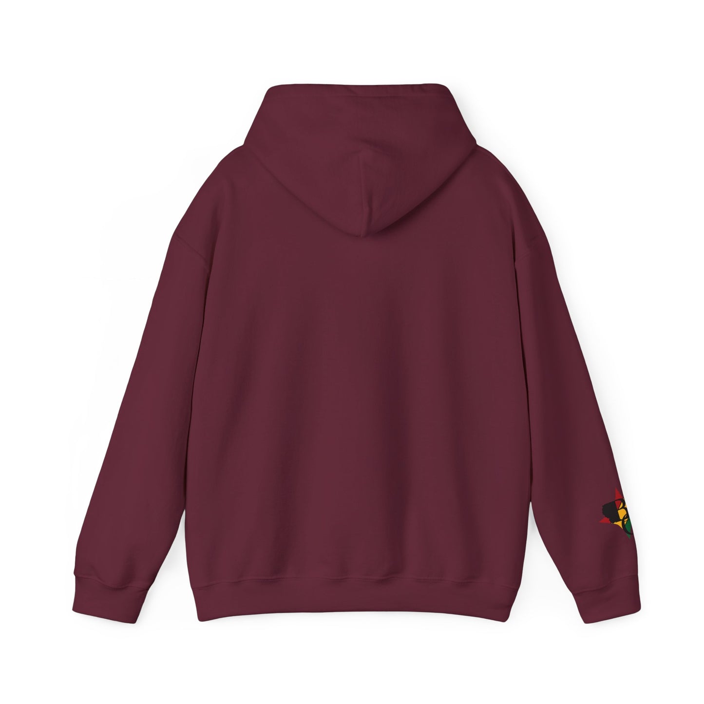 Africa Outline Face Hoodie — Africa Silhouette Pullover