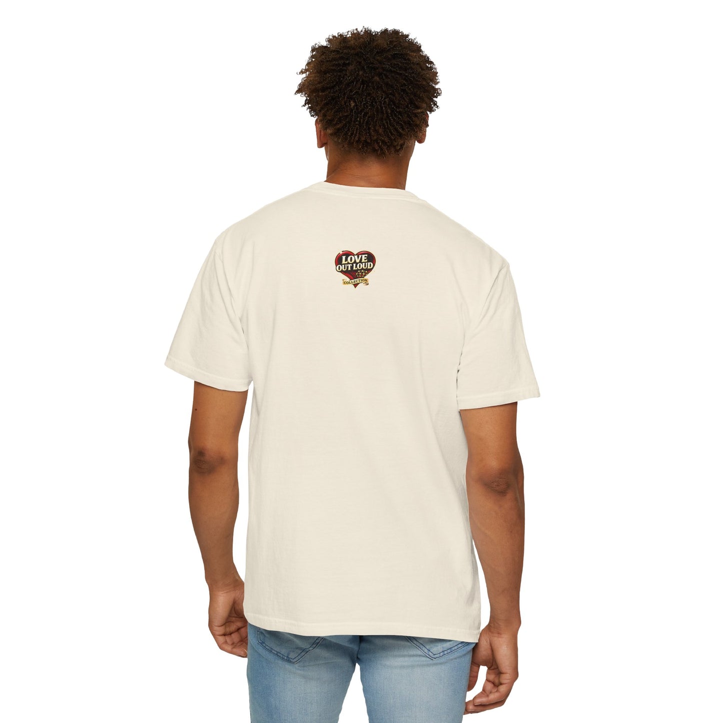 Love Me Out Loud T-Shirt — Heart Graphic Valentine Tee