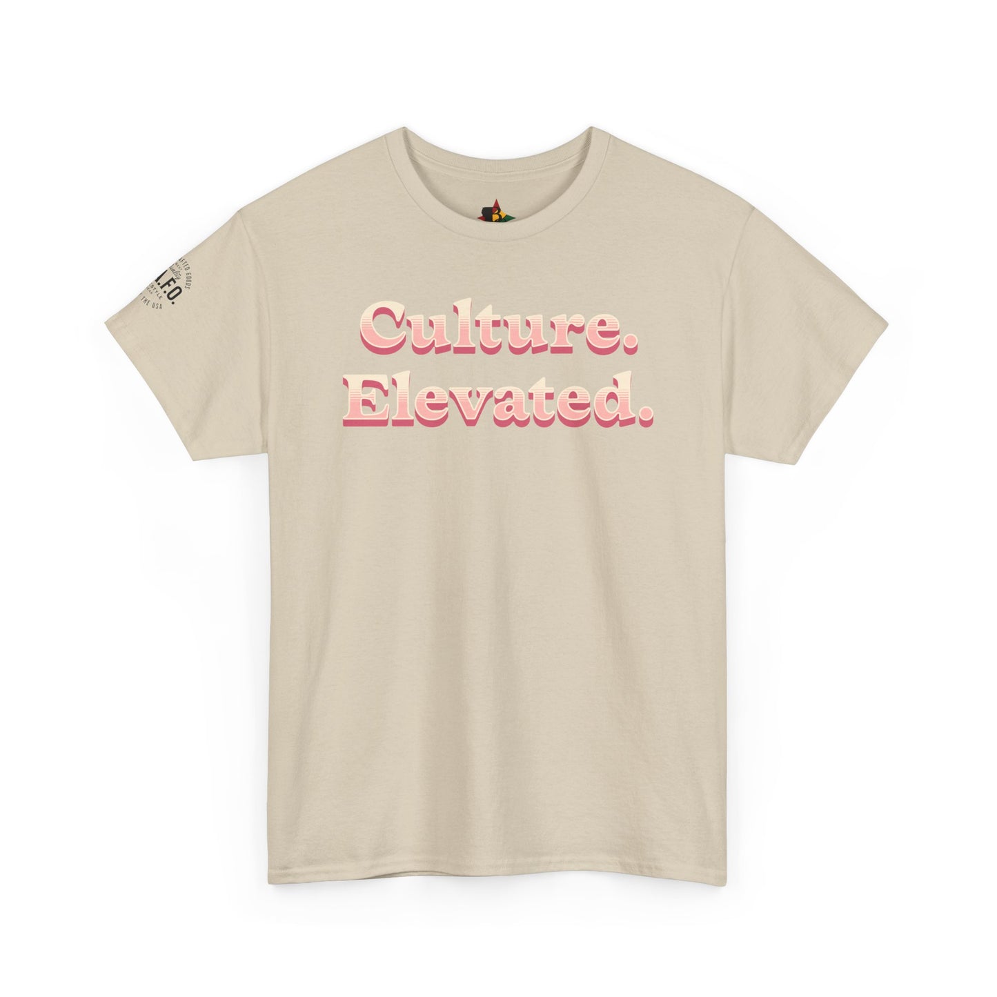 Culture Elevated Retro Pink 3D Text Tee | 90s Vibe Shirt