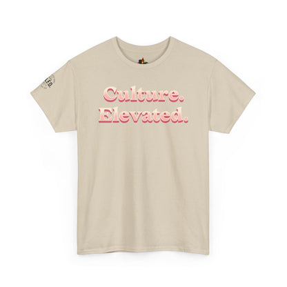 Culture Elevated Retro Pink 3D Text Tee | 90s Vibe Shirt